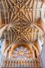 The Neo-Norman east window, by Gilbert Scott
