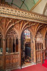 The medieval rood screen