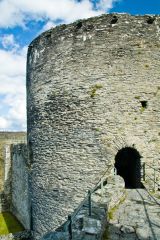 Atop the battlements