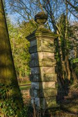 One of several Stone Pillars along Broad Ride