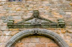 Coats of arms over the entrance