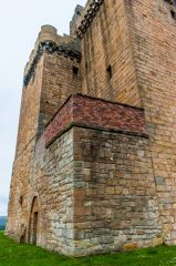 The rear of the tower