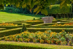 The formal gardens