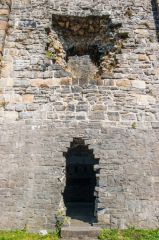 The ruined keep doorway