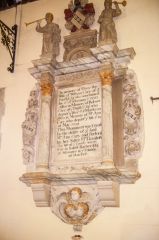 Memorial to Mary Cary, d. 1700