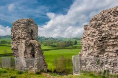 There are excellent views from the castle mound
