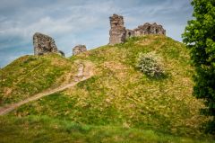 From the base of the castle motte