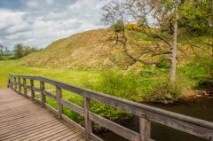 Approaching the castle site