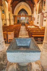 Looking down the nave