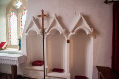 The 13th century triple sedilia