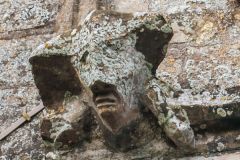 Grotesque carving, south exterior