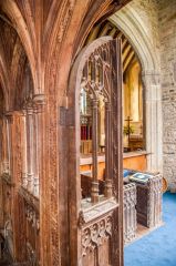 Doorway to the south aisle chapel