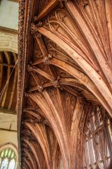 The rood screen canopy