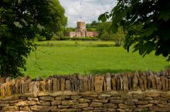 View from the Coln Rogers road