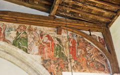 Wall painting, south section