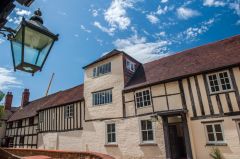 The courtyard and 'poor' wing
