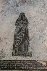 Anne Verney brass, 1523