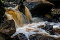 Conwy Falls, A close-up of the falls base