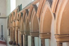 13th century arcading in the chancel