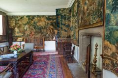 Cotehele, Tapestries line the walls of Cotehele