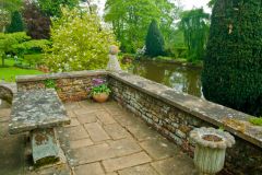 A garden terrace near the house