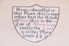 18th century inscription