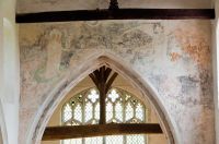 Chancel arch wall painting