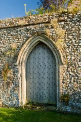 Medieval doorway to the nearby farm