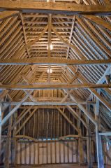 Cressing Temple Barns and Gardens, Barley Barn roof timber structure