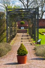 Cressing Temple Barns and Gardens, Tudor garden path