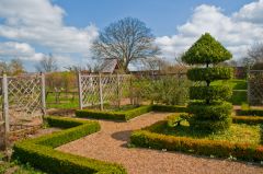 Cressing Temple Barns and Gardens, Tudor garden at Cressing