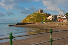 The castle from the beachfront promenade