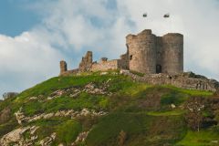 The castle from the base of the hill