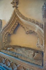 15th century Lushill tomb niche