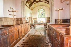 Croft Castle Church, Box pews in the nave