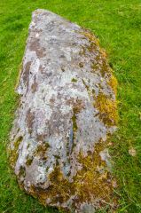 Croft Moraig Stone Circle, The recumbent cup-marked stone
