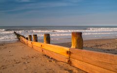 Late afternoon on Cromer beach