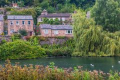 Cromford village mill pond