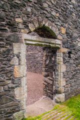 A medieval tower doorway