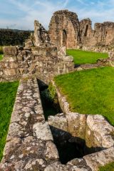 Remains of the medieval drainage system