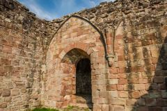 A doorway arch off the cloisters