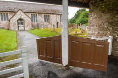 The 18th century revolving lych gate