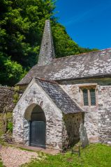 The south porch and spire