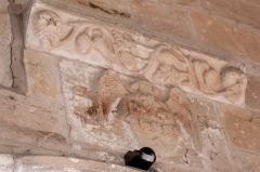 Medieval Green Man over the door
