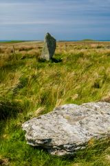 Looking towards the largest standing stone