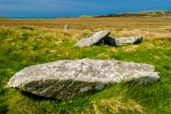 More of the prone stones in the circle