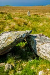 A pair of prone stones