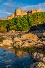 The castle from the beach
