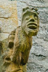 Hunky punk on the south front of the church