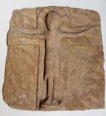 Saxon carving of Crucifixion